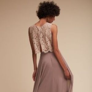 Jenny Yoo Cleo Top Mink Grey